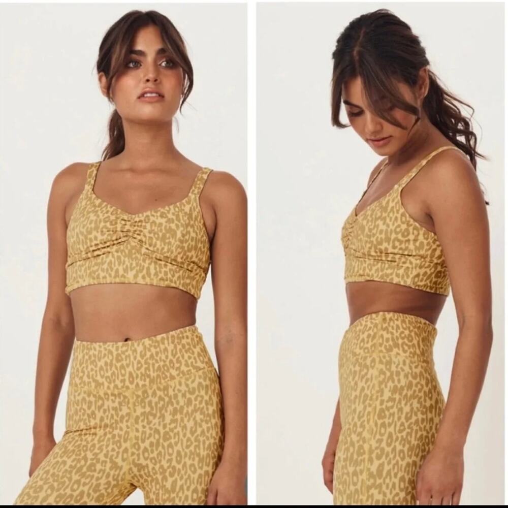 Spell & the Gypsy Wild Thing Set Leopard XL Collective Mustard Workout